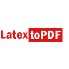 Latex to PDF icon