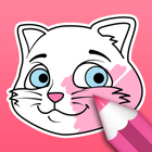 Cat Coloring Pages: Coloring Games for Kids icon