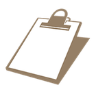 Simple Cloud Clipboard icon