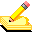 Text block writer icon