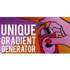 Unique gradient generator icon