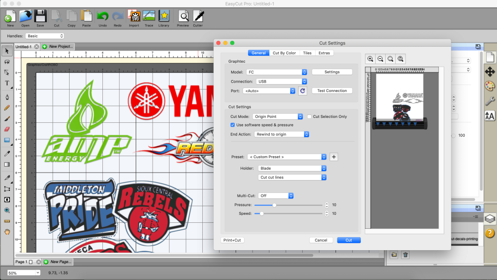 EasyCut Pro for Mac screenshot