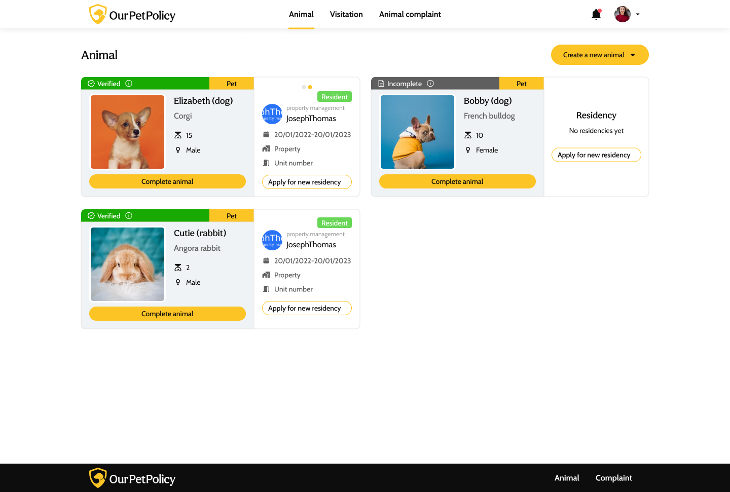 OurPetPolicy screenshot