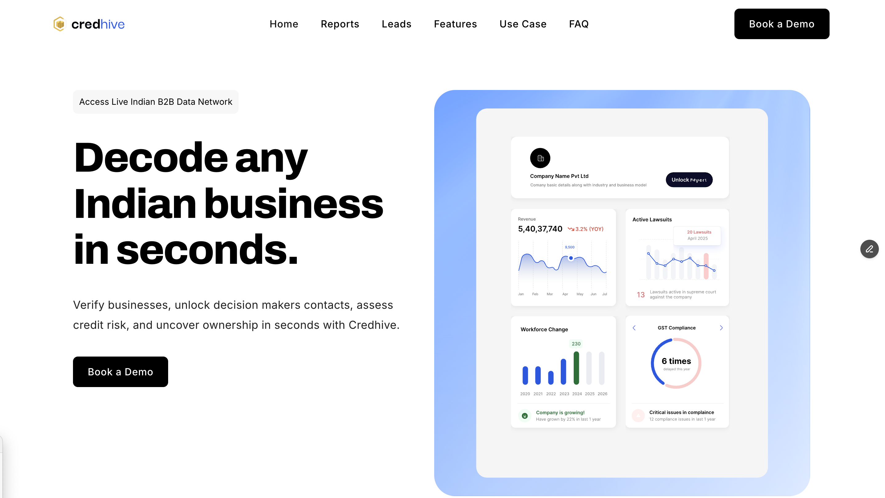 Credhive screenshot