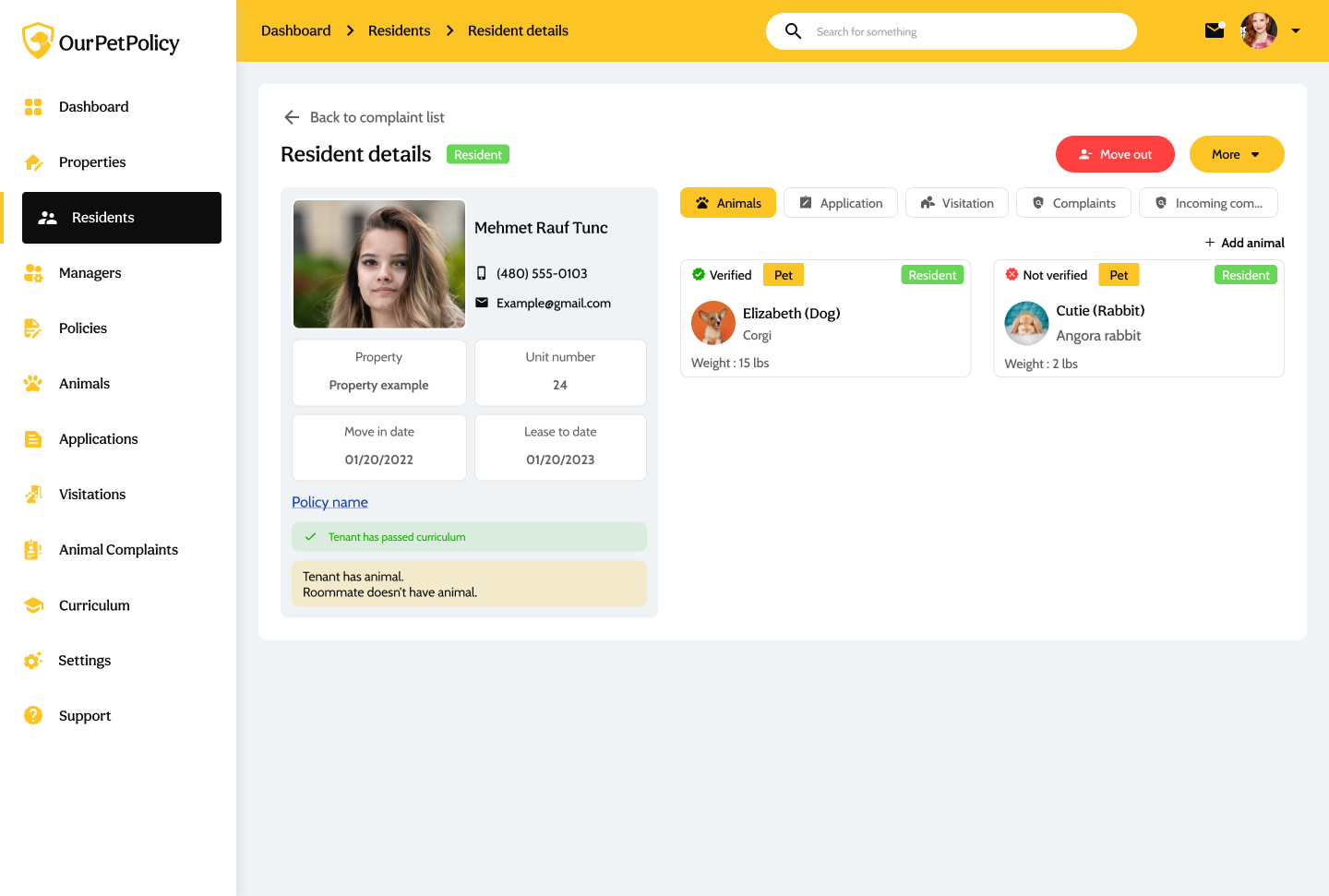 OurPetPolicy screenshot