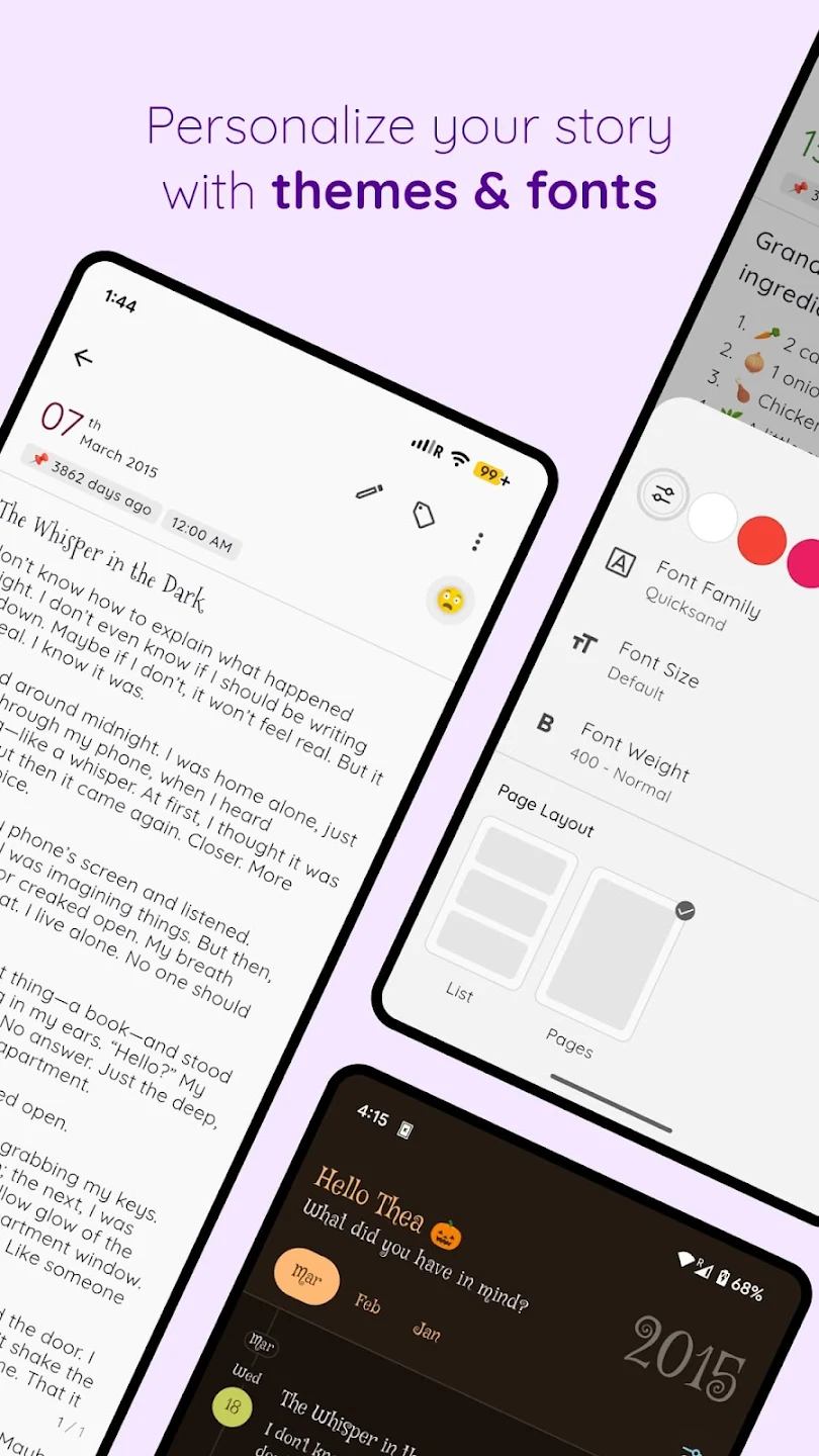 StoryPad - Timeline Diary screenshot