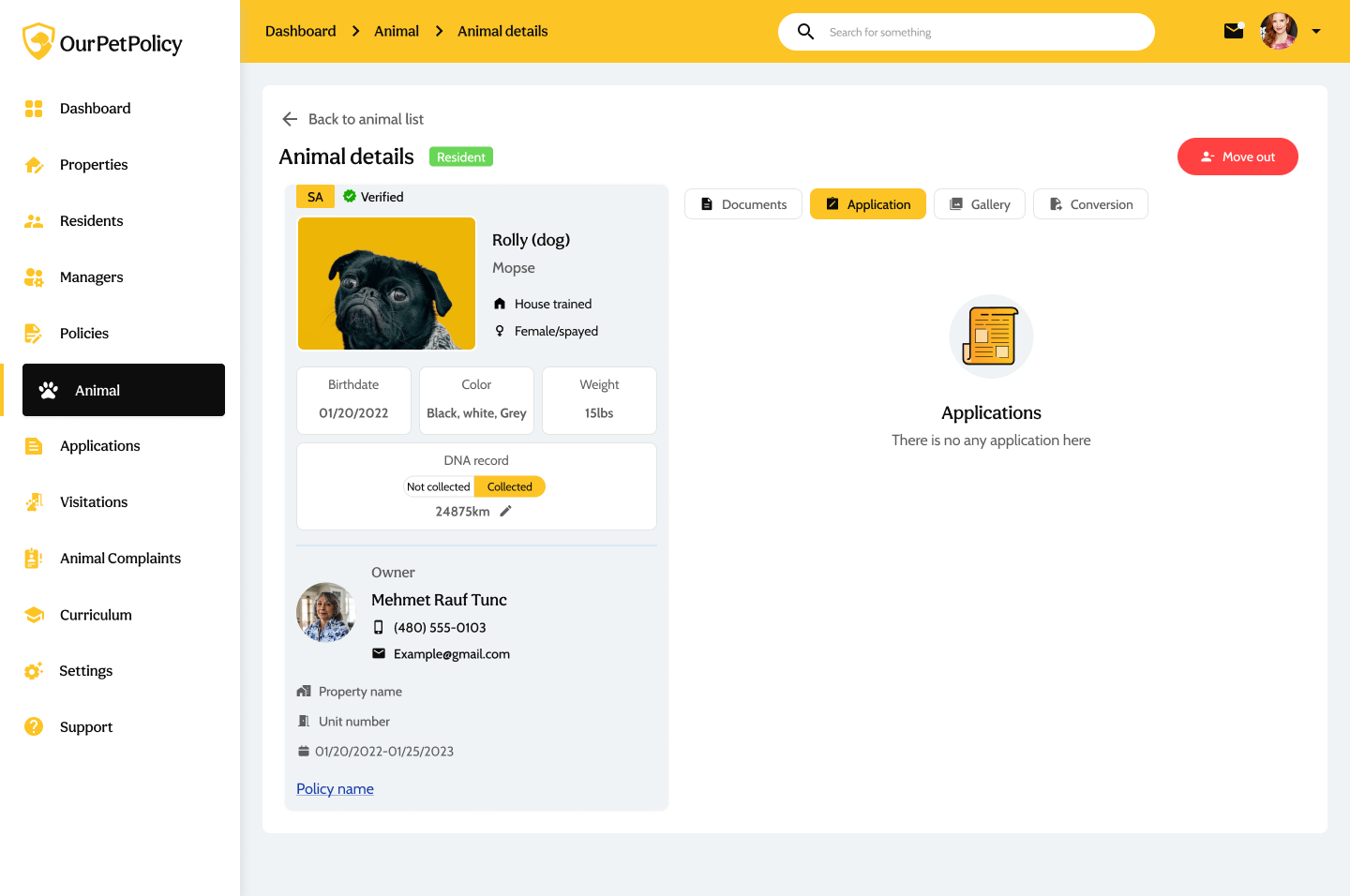 OurPetPolicy screenshot