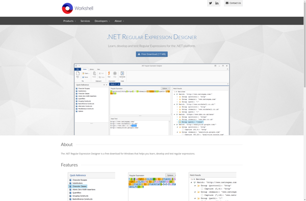 .NET Regular Expression Designer image