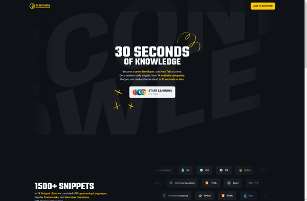 30 Seconds of Knowledge image