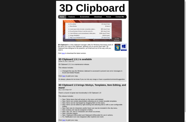 3D Clipboard image