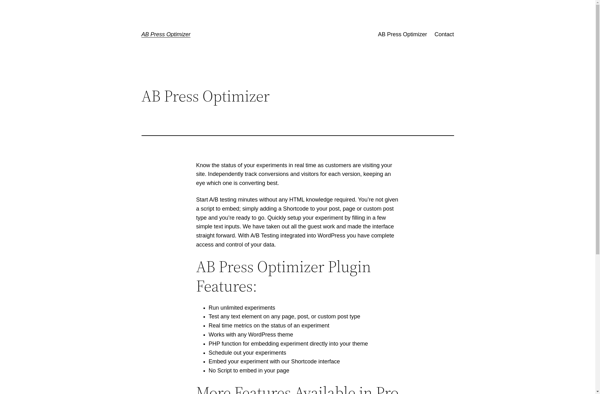 AB Press Optimizer image