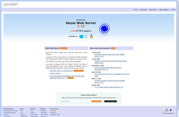 Abyss Webserver image