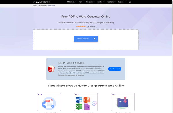 Acethinker Free PDF to Word Converter image