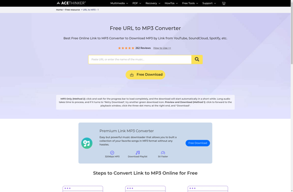 AceThinker Free URL to MP3 Converter image