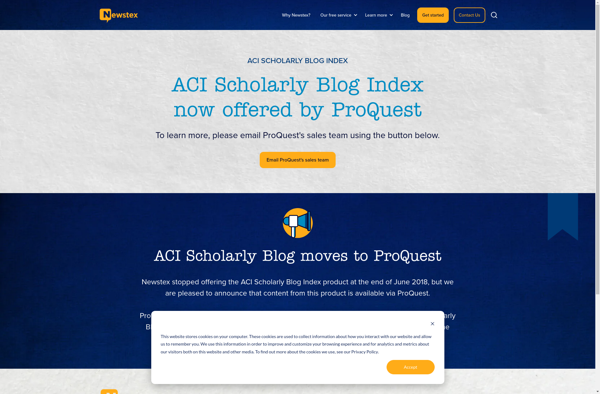 ACI Scholarly Blog Index image