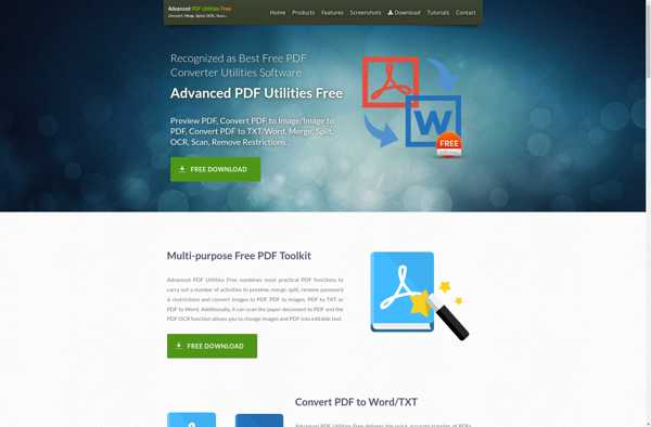 Advanced PDF Utilities Free image