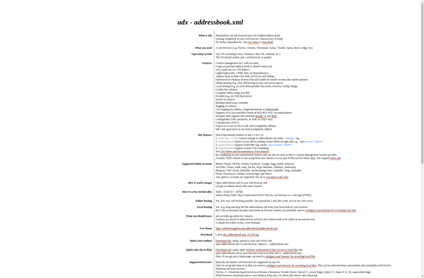 Adx - addressbook.xml image