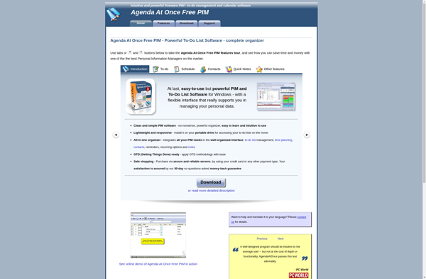 Agenda At Once Free PIM image