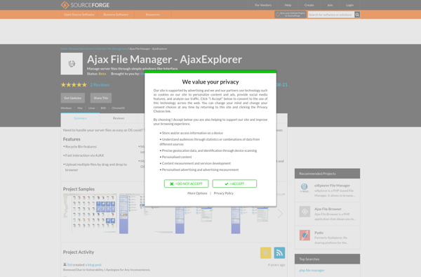 AjaxExplorer image