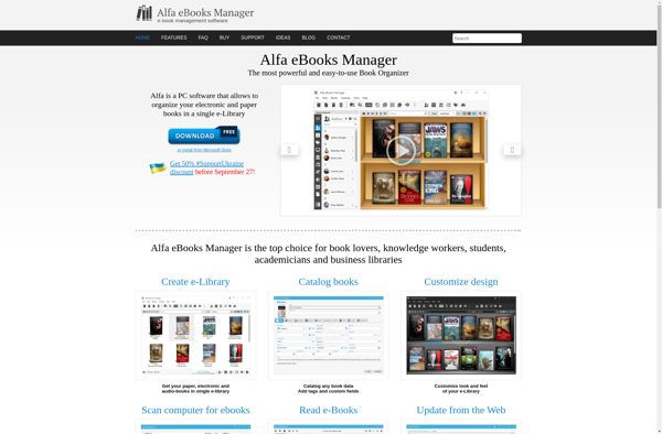 Alfa eBooks Manager image