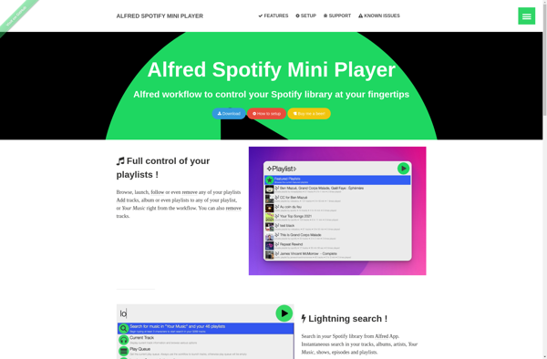 Alfred Spotify Mini Player image