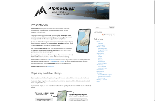 AlpineQuest image