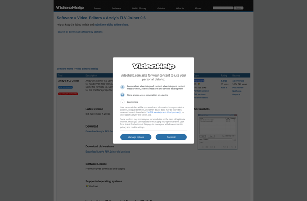 Andy's FLV Joiner screenshot