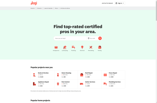 Angie's List screenshot