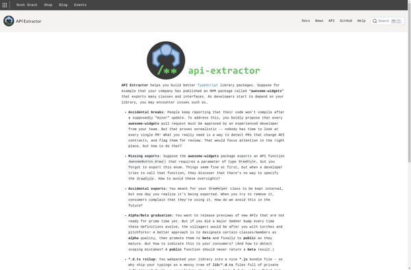 API Extractor image