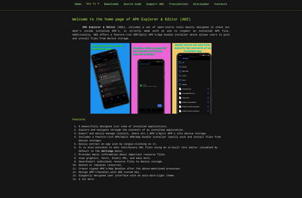 APK Explorer &amp; Editor screenshot