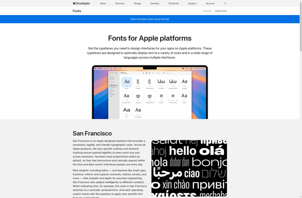 Apple Font Tool Suite image