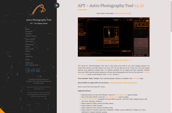 APT (Astro Photography Tool) image