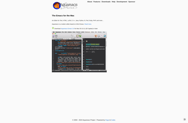 Aquamacs Emacs image