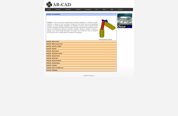 Ar-cad freeCAD image