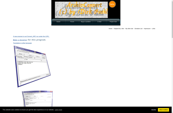 ArcConvert screenshot