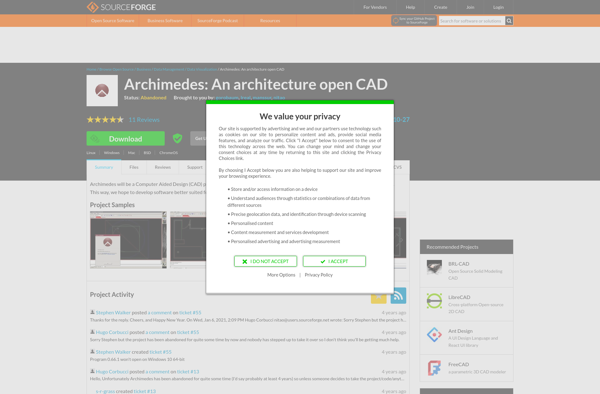 Archimedes CAD image