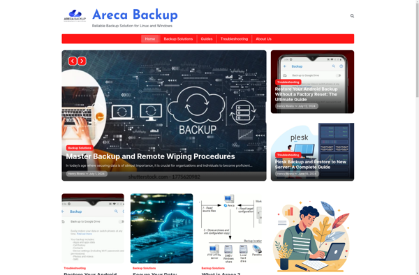 Areca Backup image