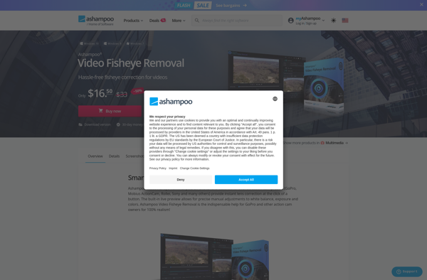 Ashampoo®  Video Fisheye Removal image