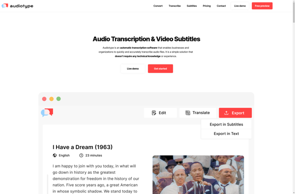 Audiotype - Audio &amp; Video Transcription screenshot