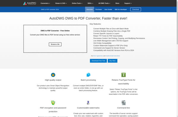 AutoDWG DWG to PDF Converter image