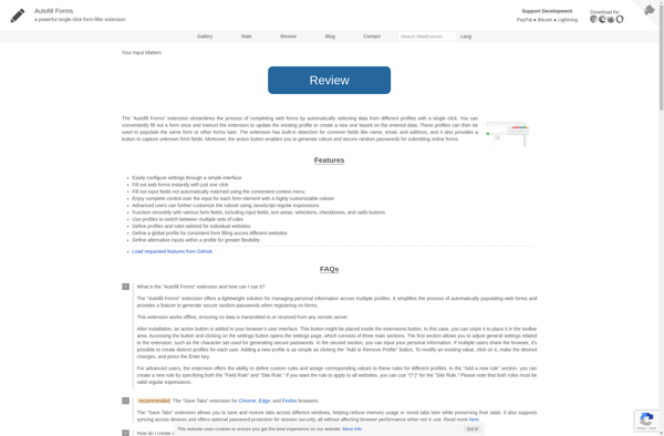 Autofill Forms image