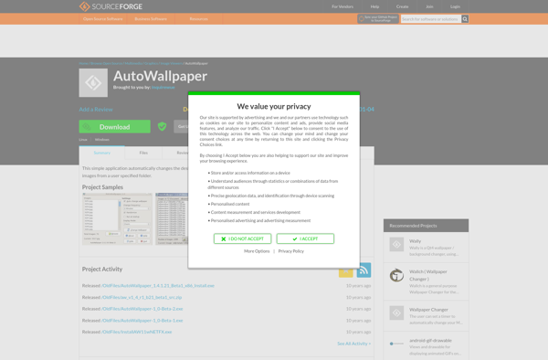 AutoWallpaper screenshot