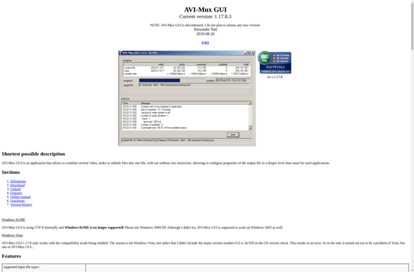 AVI-Mux GUI image