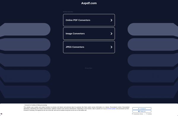 AXPDF PDF to Image Converter image