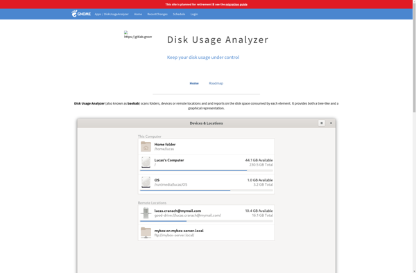 Baobab Disk Usage Analyzer image