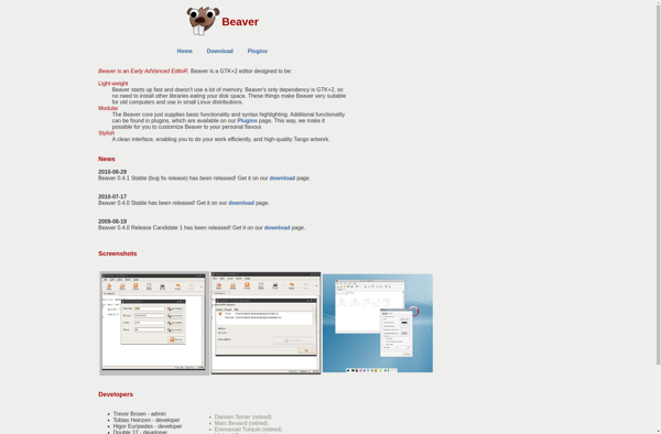 Beaver Editor image