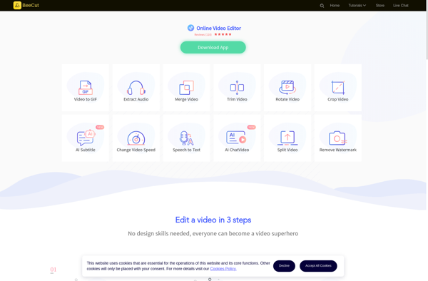 BeeCut online video editor image