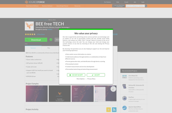 BeeFree OS image