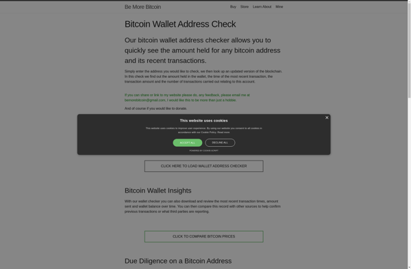 BeMoreBitcoin Bitcoin Wallet LookUp image