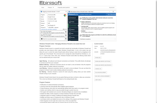 BiniSoft Windows Firewall Control image